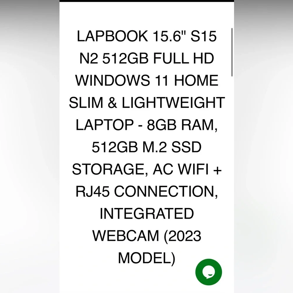 BRAND NEW LAPTOP 15 inch HD